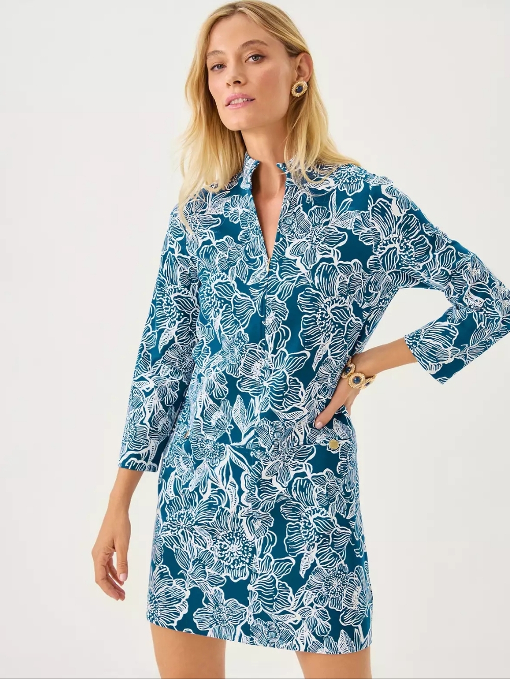 NWT Lilly Pulitzer Rosie Dress Starlight Navy Unforgettable Small